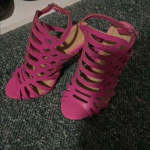 Charlotte Russe caged sandals